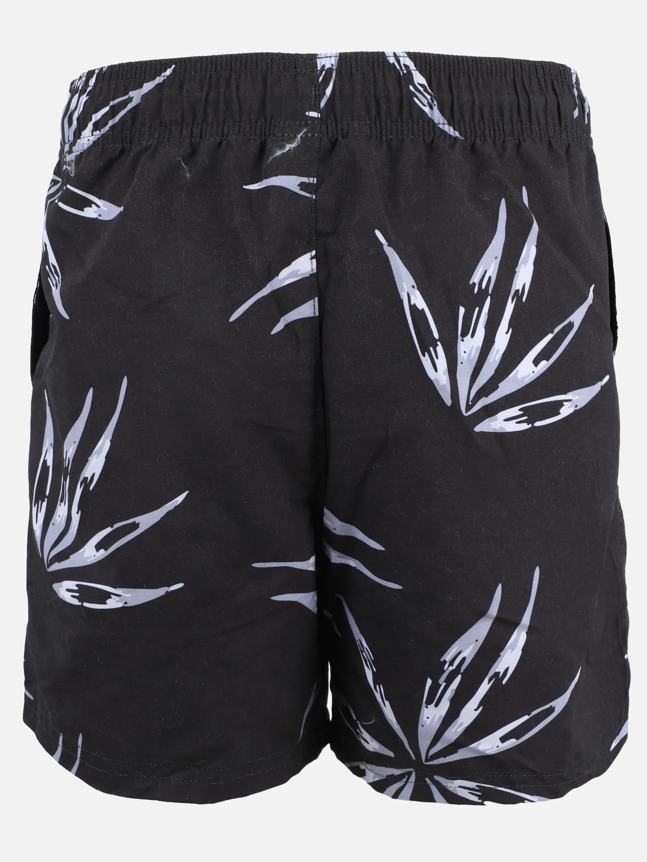 Grinario Sports TB-Badeshorts, AOP Schwarz 923132 BLACK LEA 2